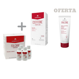 Pack Folcare Sol cut 50mg/ml 4x60ml + Cistitone Forte BD Cáps 60 com oferta Iraltone champô seborregulador - 200 ml