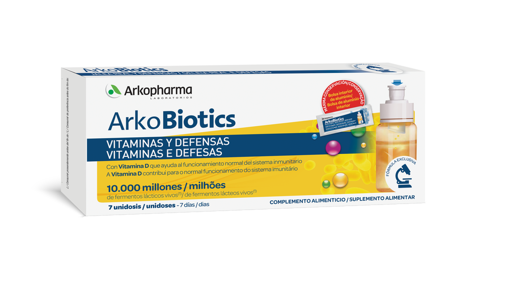 ArkoBiotics Vitaminas e Defesas Adulto 7x10ml