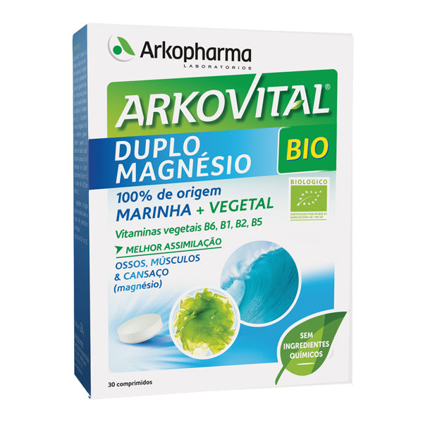 Arkovital Duplo Magnésio 30 Comprimidos