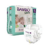 Bamboo Nature Diapers Size 1 XS 2-4Kg 22 Un.