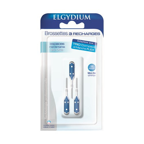 Elgydium Clinic Recarga Azul 3 escovilhões