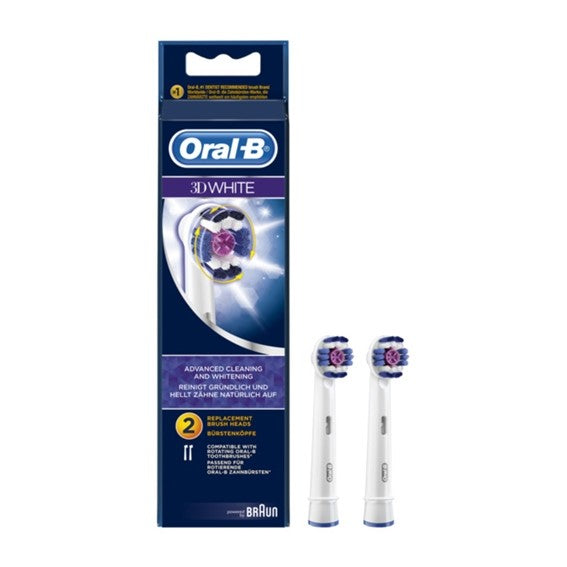 Oral-B 3D White Cabeça para Escova Elétrica 2 Unidades