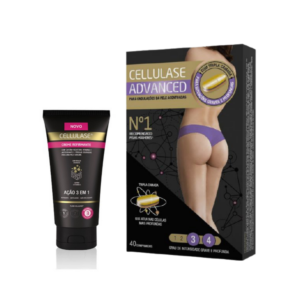 Pack Cellulase Gold Advanced Comp 40 +  Cellulase Creme Refirmante 200 ml