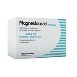 Magnesiocard Sugar-free powder for oral solution - lemon flavor - 20 sachets