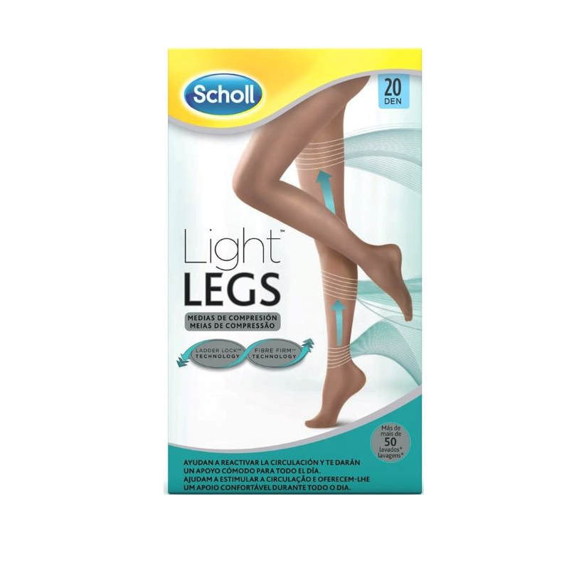 Dr. Scholl Light Legs Collant Compressão 20DEN Carne XL