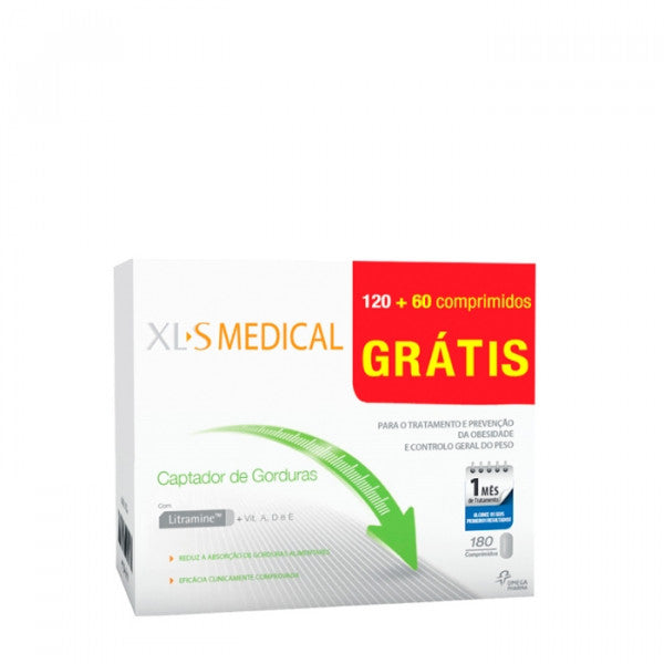 Xls Medical Comprimidos Captador Gorduras 120 Unidade(S) Com Oferta De 60 Unidade(S)